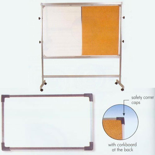 Whiteboard & Corkboard Combination